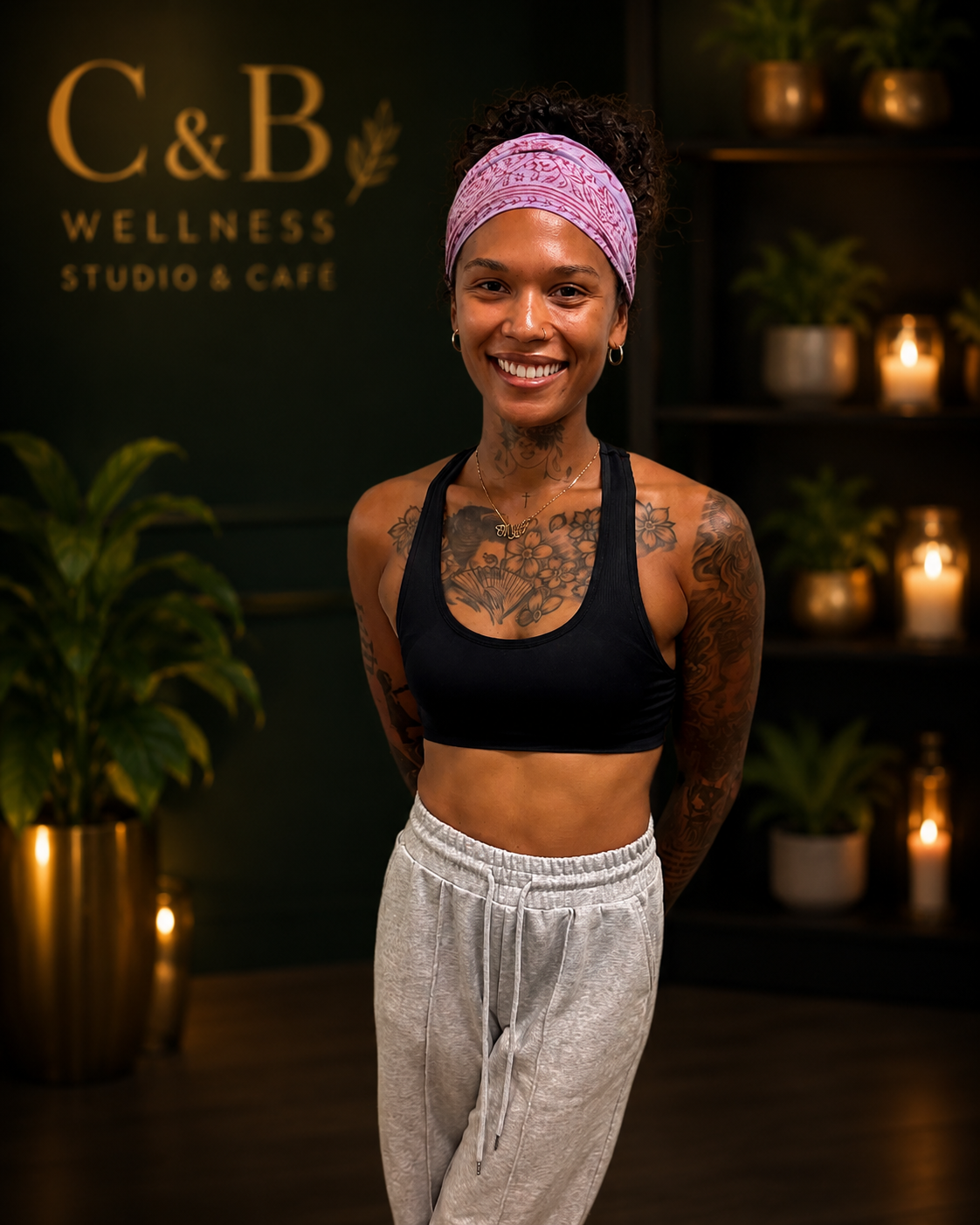 Mishae Jones, certified yoga teacher